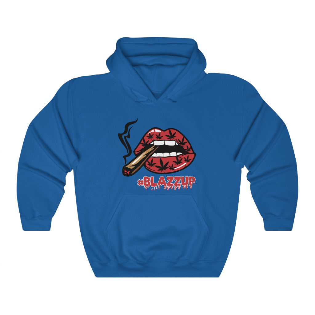 Red #Blazzup™ Hooded Sweatshirt