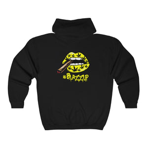 #BlazzUP Classy Drip Yellow  Unisex Heavy Blend™ Full Zip Hooded Sweatshirt