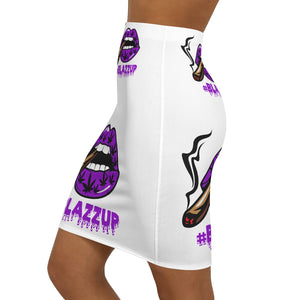 Purple #Blazzup Spooky Drip Women's Mini Skirt