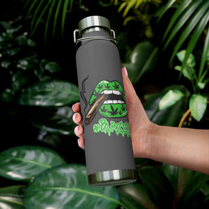 #Blazzup Classic Drip  Green 22oz Vacuum Insulated Bottle