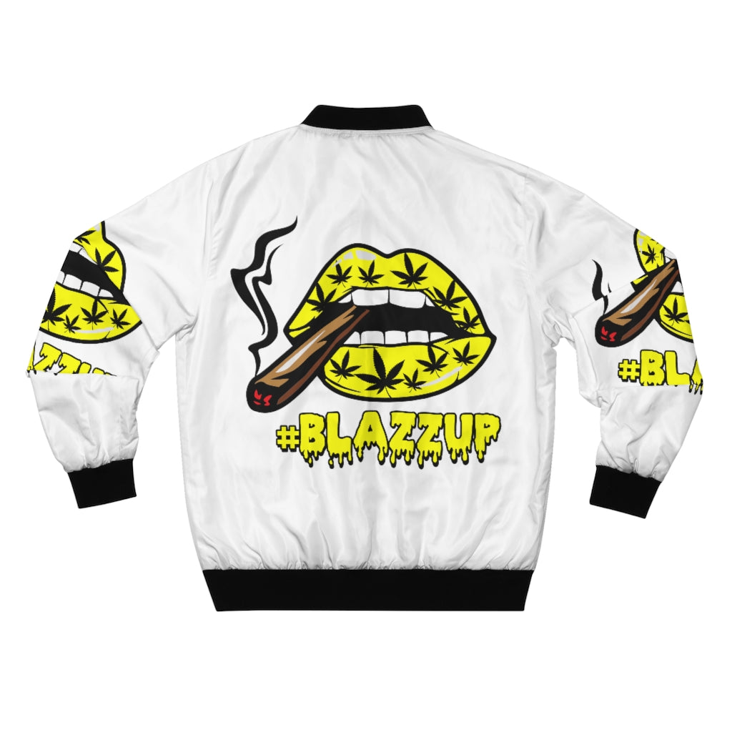 Yellow #Blazzup Bomber Jacket