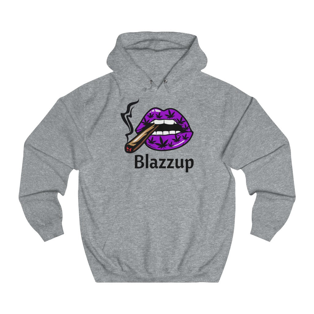 Blazzup Classic Print  Unisex College Hoodie