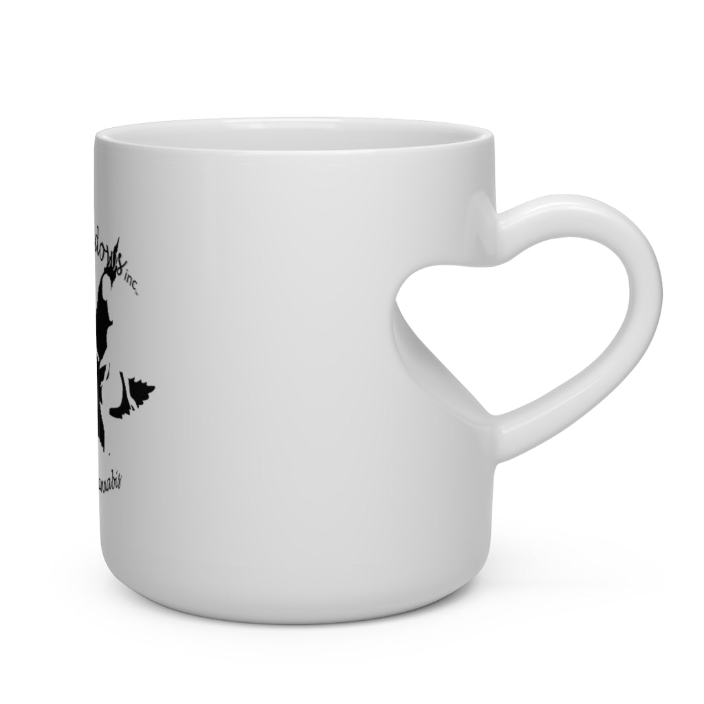 Blaqq Widdow's Inc. Heart Shape Mug