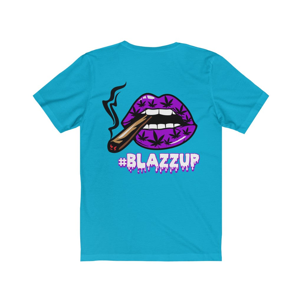#Blazzup Spooky Drip White letters Unisex Jersey Short Sleeve Tee