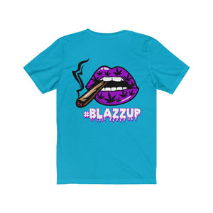 #Blazzup Spooky Drip White letters Unisex Jersey Short Sleeve Tee