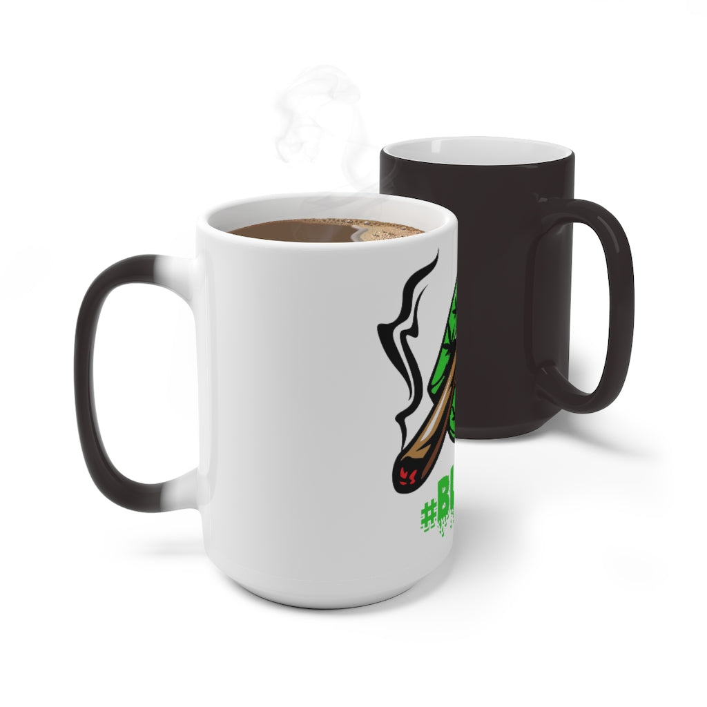 Green #Blazzup Spooky Drip Color Changing Mug