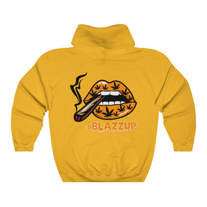 Orange #Blazzup  ™ Hooded Sweatshirt