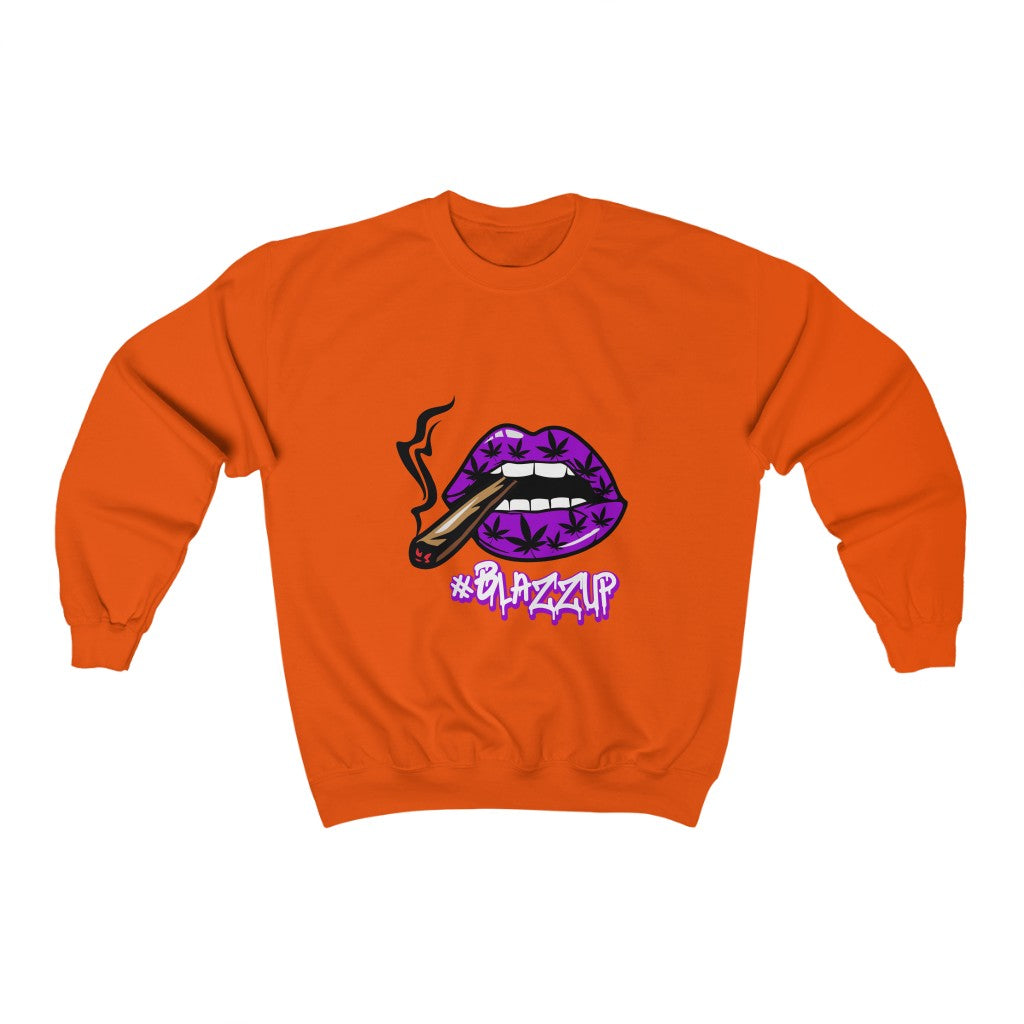 #Blazzup Purple Unisex Heavy Blend™ Crewneck Sweatshirt