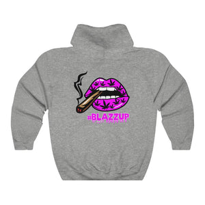 Pink #Blazzup  Hooded Sweatshirt