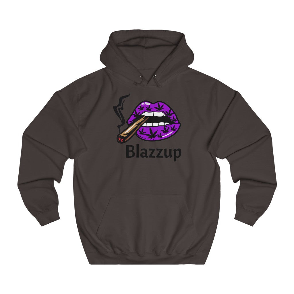 Blazzup Classic Print  Unisex College Hoodie