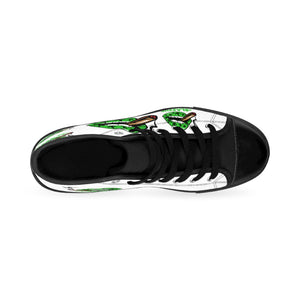 #Blazzup Green Spooky Drip Women's High-top Sneakers