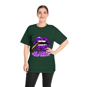 Purple #blazzup Unisex Hammer™ T-shirt