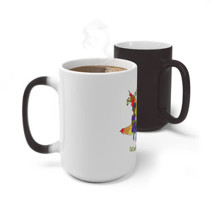 1st Ladies Of Cannabis Rainbow leaf Color Changing Mug