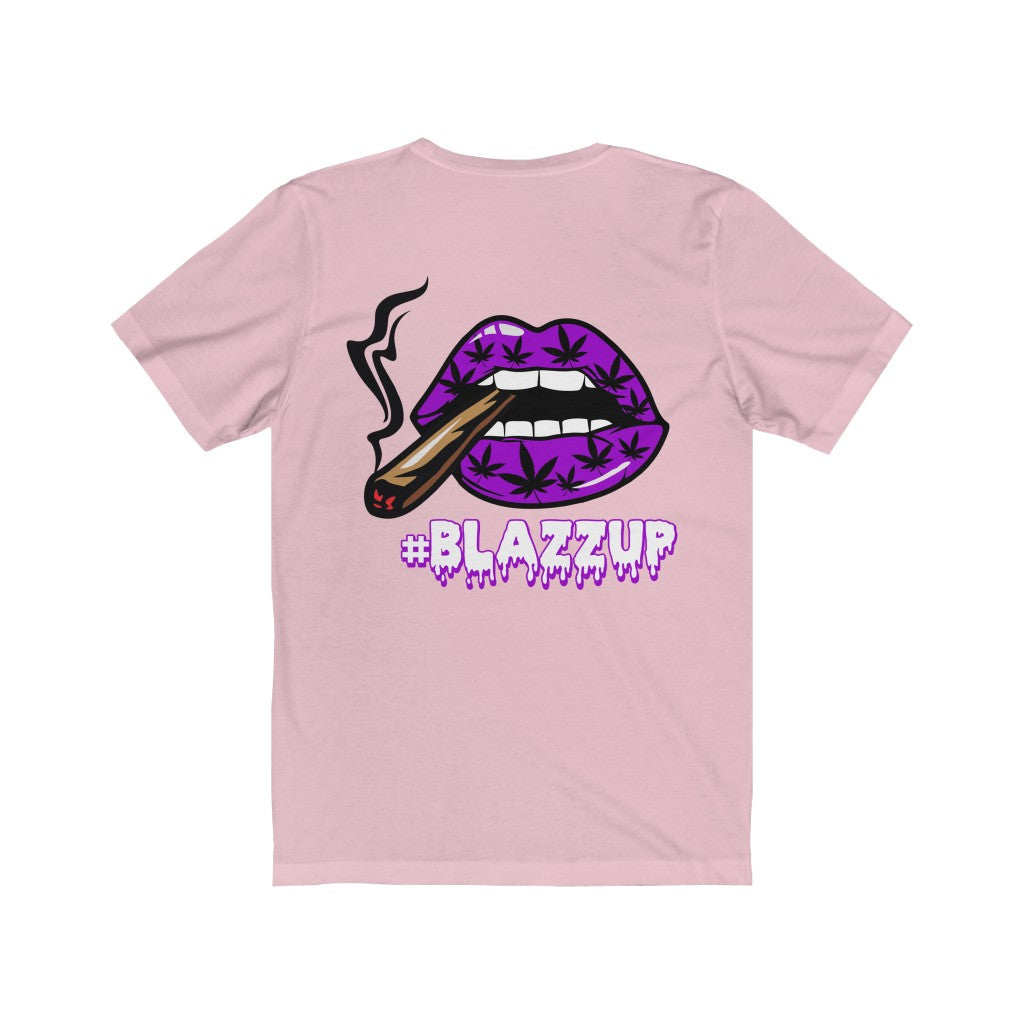 #Blazzup Spooky Drip White letters Unisex Jersey Short Sleeve Tee