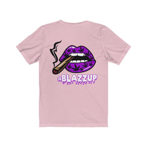 #Blazzup Spooky Drip White letters Unisex Jersey Short Sleeve Tee