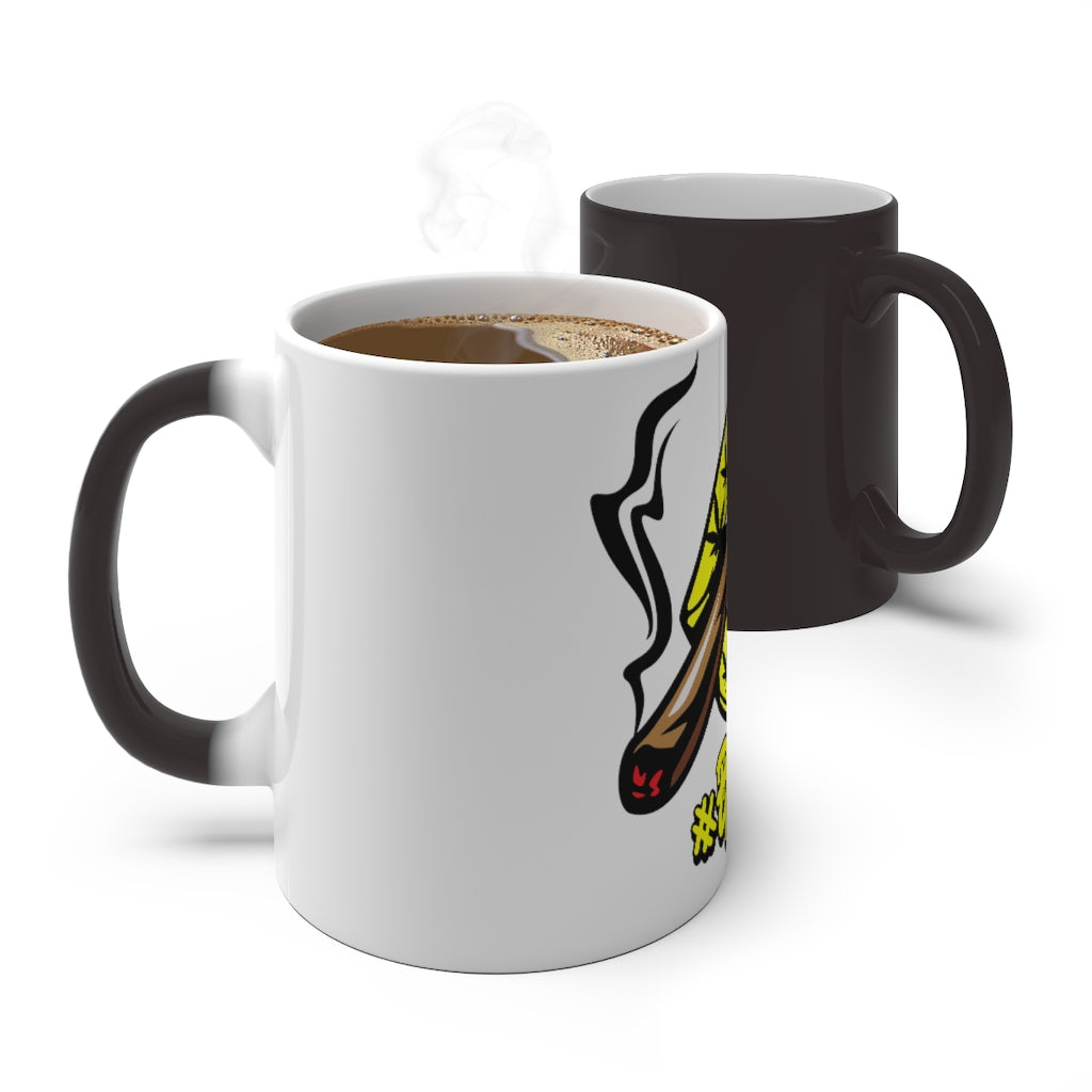 Yellow #BlazzupClassy Drip  Wake And Bake Coffee Mug