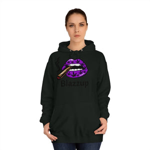 Blazzup Classic Print  Unisex College Hoodie