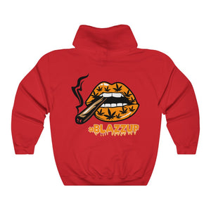 Orange #Blazzup  ™ Hooded Sweatshirt
