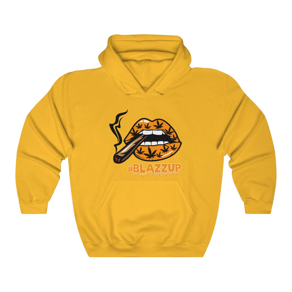 Orange #Blazzup ™ Hooded Sweatshirt