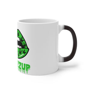 Green #Blazzup Spooky Drip Color Changing Mug