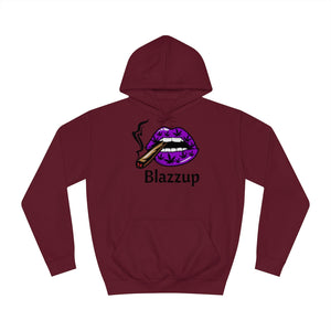 Blazzup Classic Print  Unisex College Hoodie