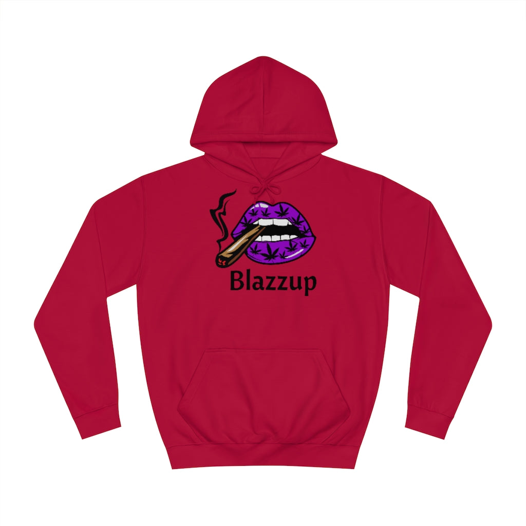 Blazzup Classic Print  Unisex College Hoodie