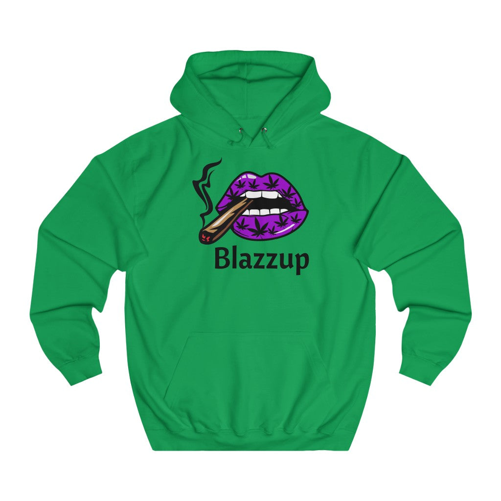 Blazzup Classic Print  Unisex College Hoodie