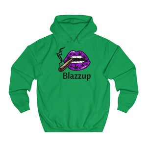 Blazzup Classic Print  Unisex College Hoodie