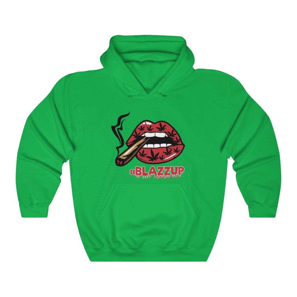 Red #Blazzup™ Hooded Sweatshirt