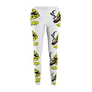 #Blazzup Yellow Spooky Drip Women's Cut & Sew Casual Leggings