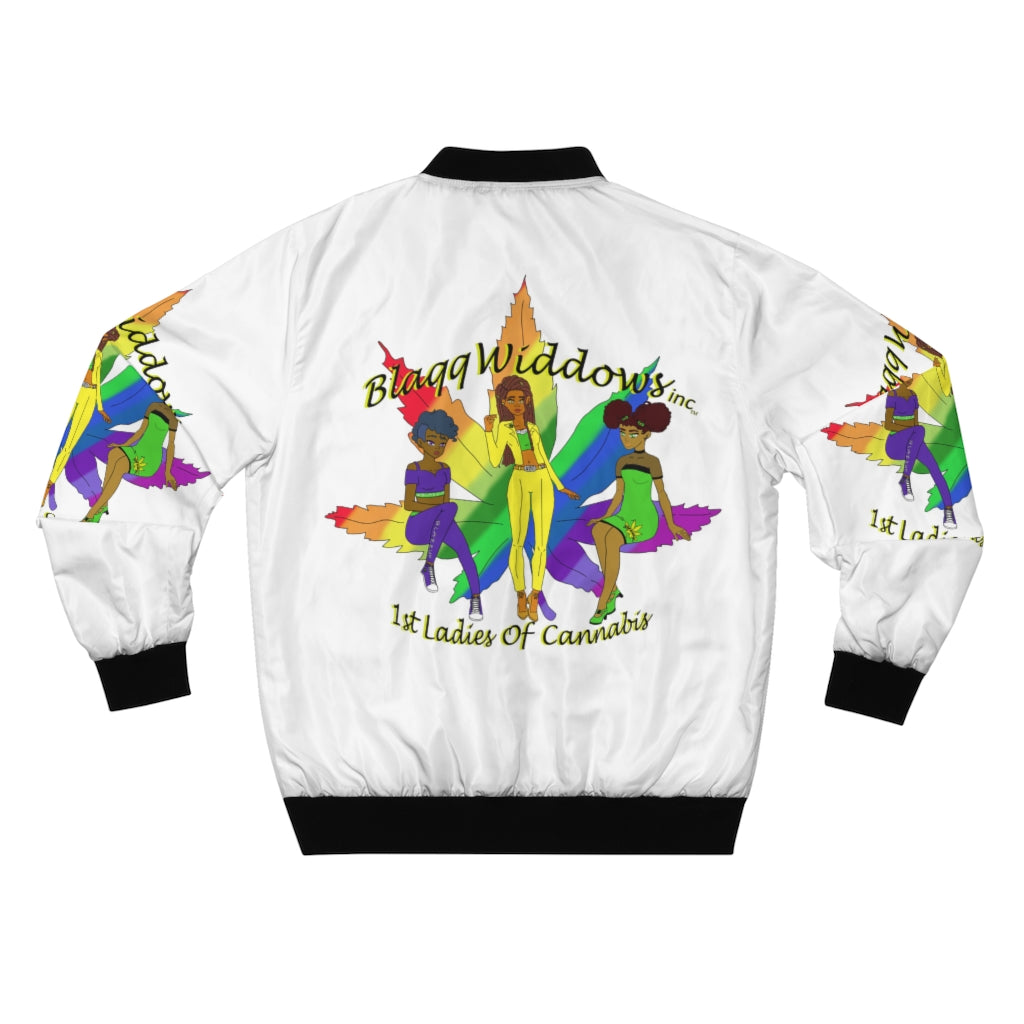 Blaqq Widdows Inc Rainbow Bomber Jacket