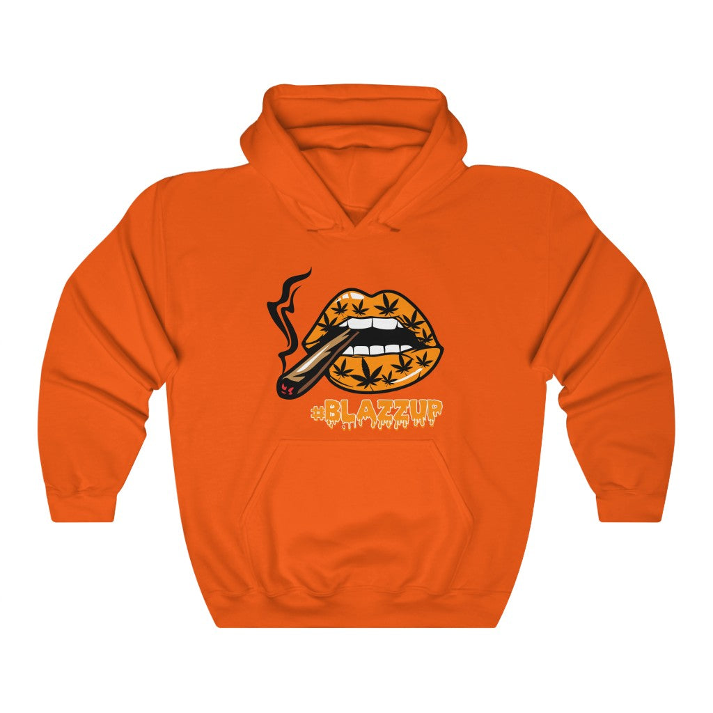 Orange #Blazzup  ™ Hooded Sweatshirt