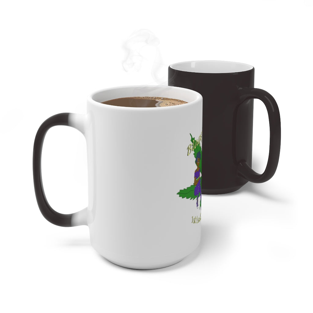 1st Ladies Of Cannabis Green leaf Color Changing Mug