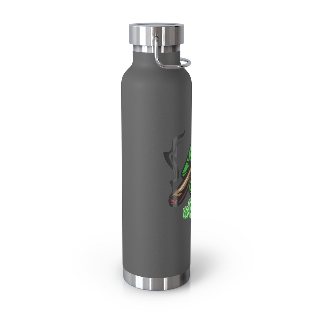 #Blazzup Classic Drip  Green 22oz Vacuum Insulated Bottle