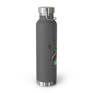 #Blazzup Classic Drip  Green 22oz Vacuum Insulated Bottle