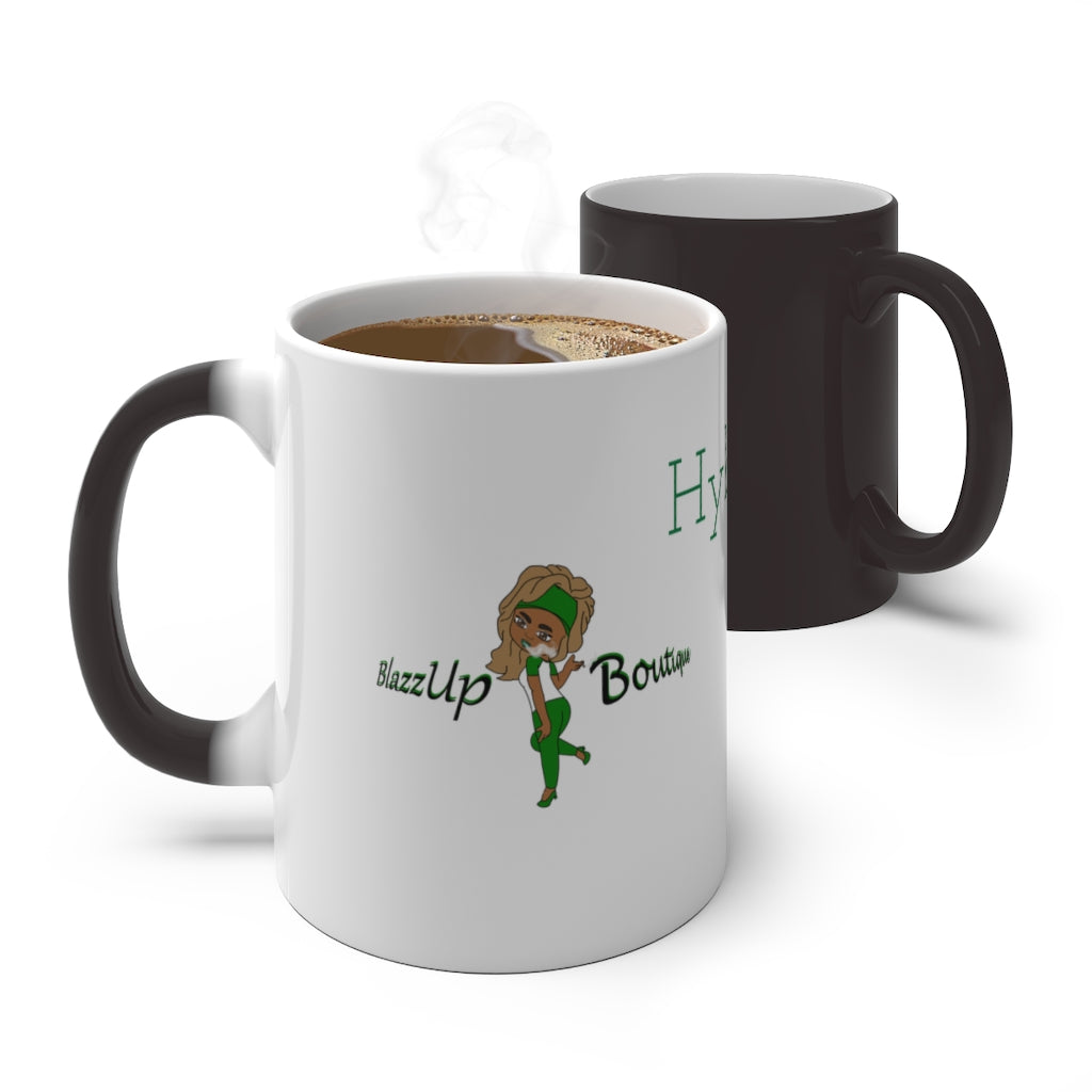 Green Hybrid Girl  Color Changing Mug