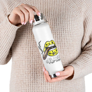 #Blazzup Yellow/white drip 22oz Vacuum Insulated Bottle