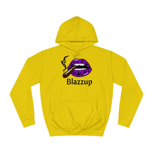 Blazzup Classic Print  Unisex College Hoodie