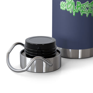 #Blazzup Classic Drip  Green 22oz Vacuum Insulated Bottle