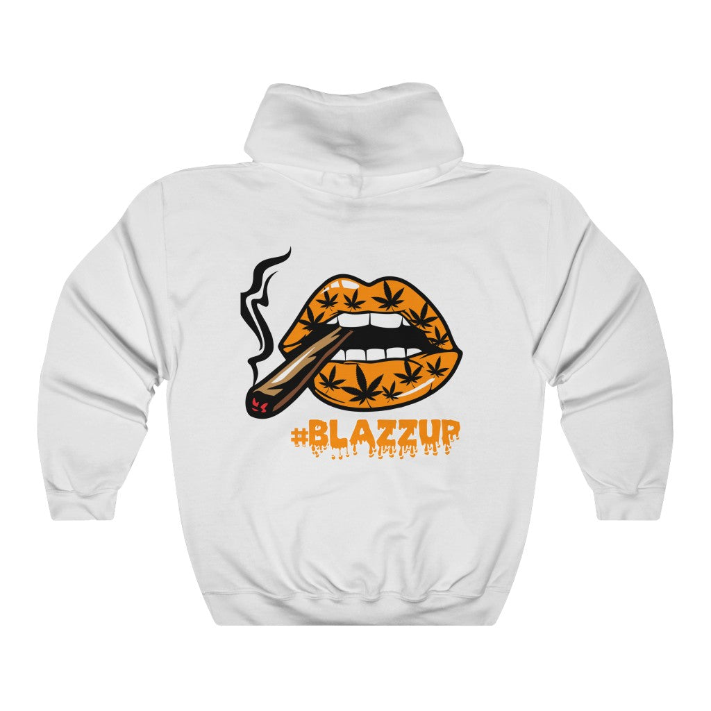 Orange #Blazzup ™ Hooded Sweatshirt