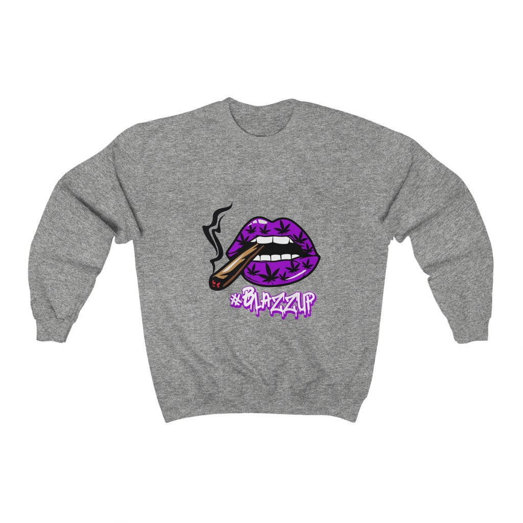 #Blazzup Purple Unisex Heavy Blend™ Crewneck Sweatshirt