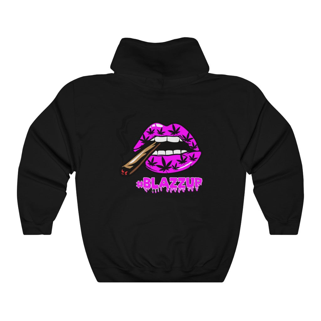 Pink #Blazzup  Hooded Sweatshirt