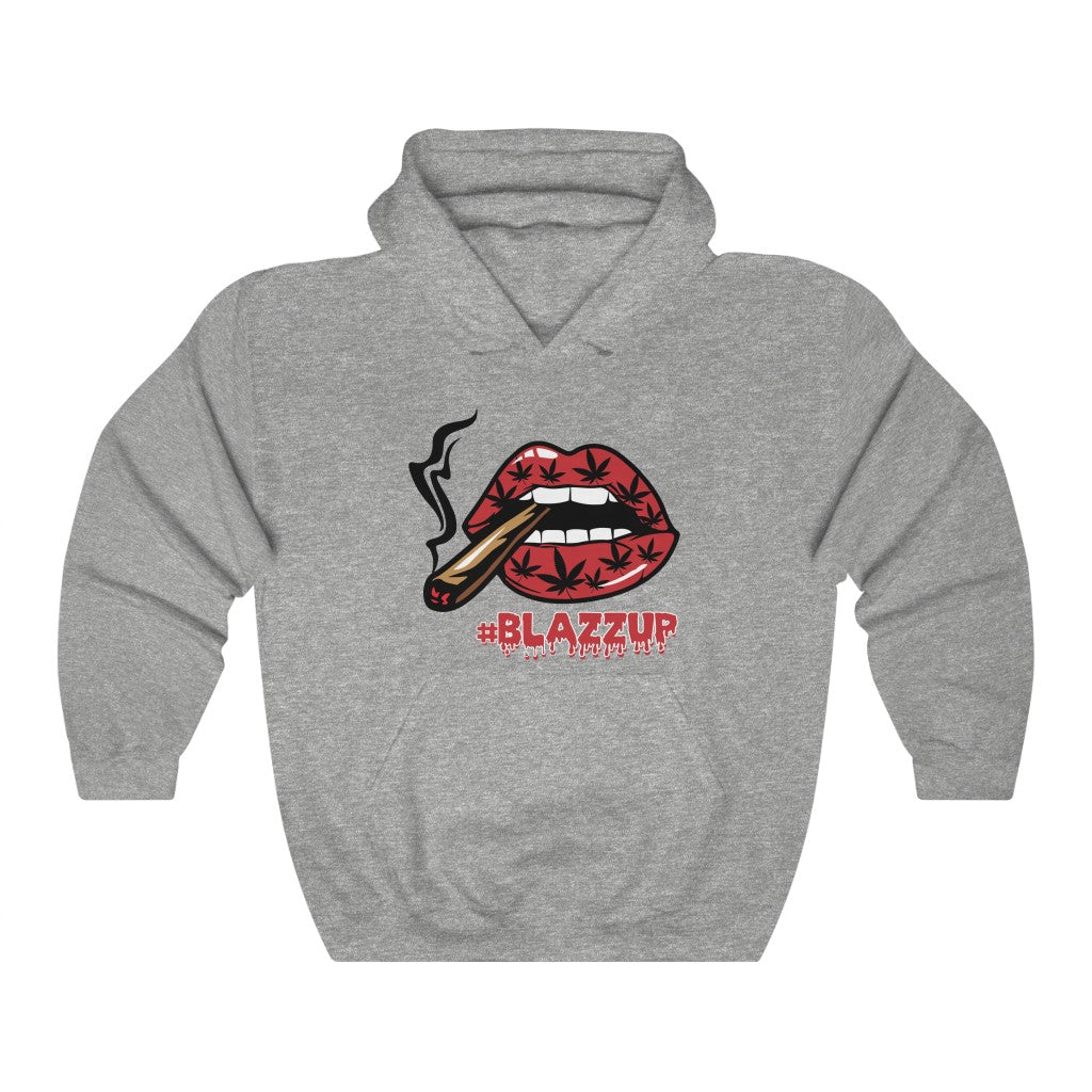 Red #Blazzup™ Hooded Sweatshirt