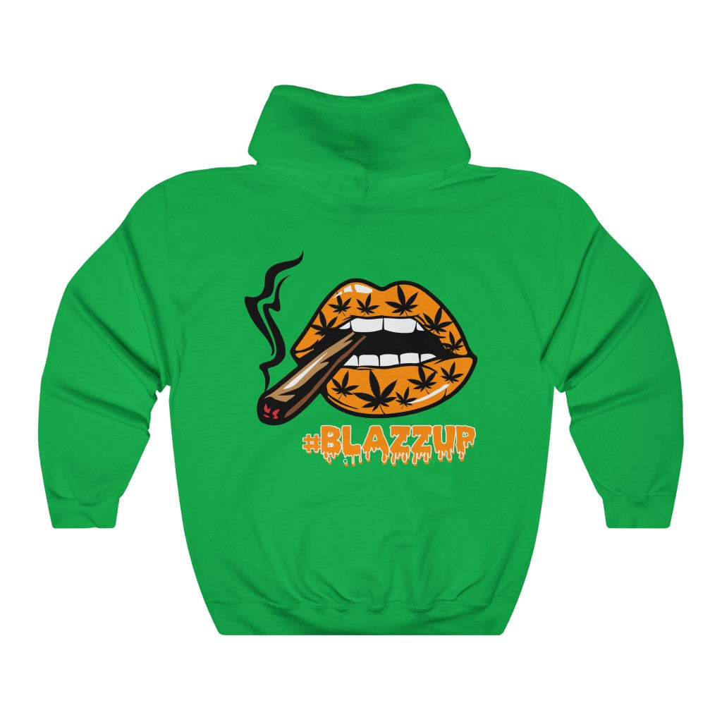 Orange #Blazzup  ™ Hooded Sweatshirt