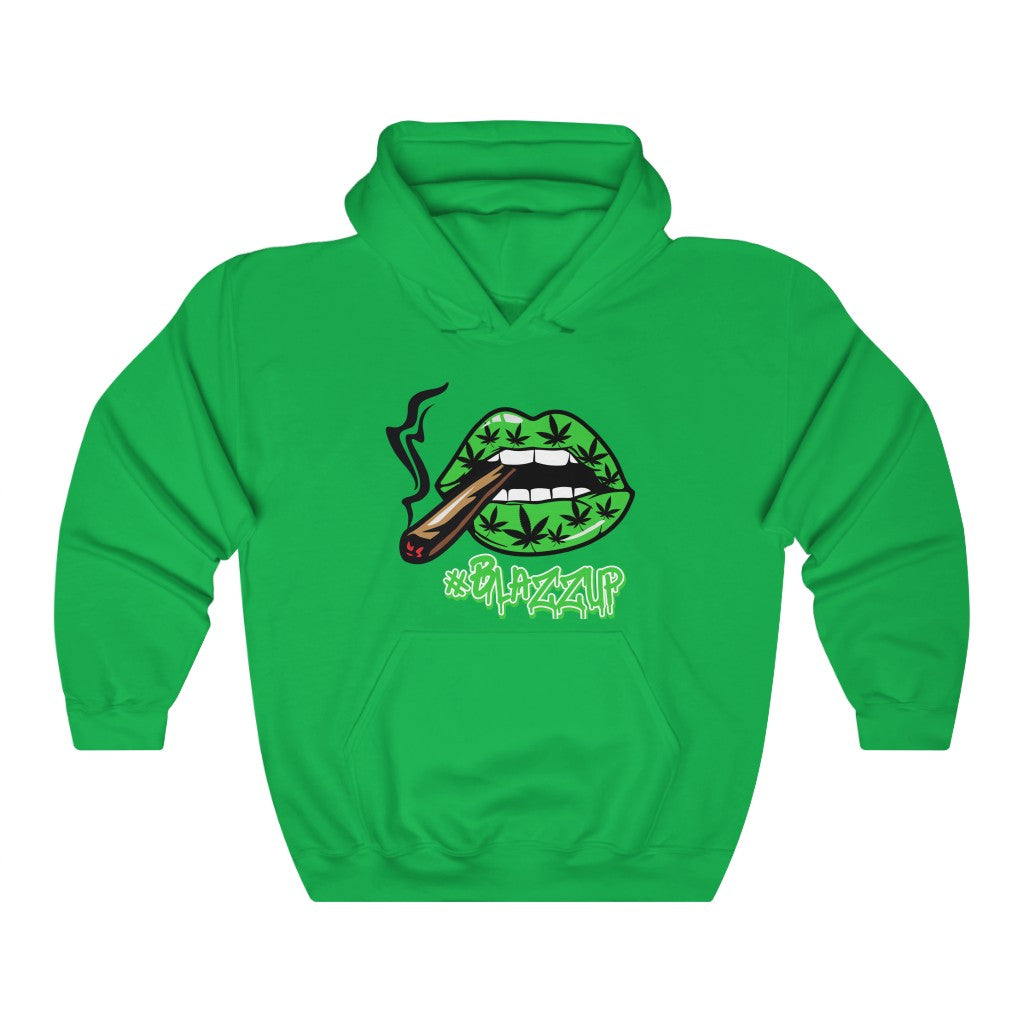 Classy Drip Green #Blazzup Unisex Heavy Blend™ Hooded Sweatshirt