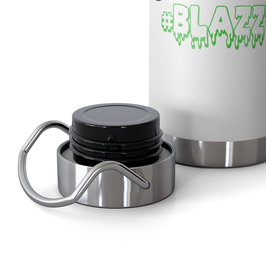 #Blazzup Spooky Drip green/white 22oz Vacuum Insulated Bottle