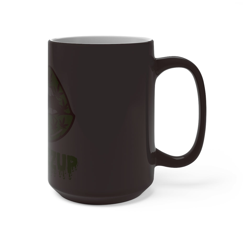 Green #Blazzup Spooky Drip Color Changing Mug