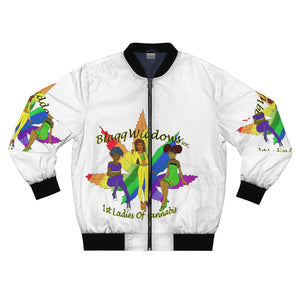 Blaqq Widdows Inc Rainbow Bomber Jacket