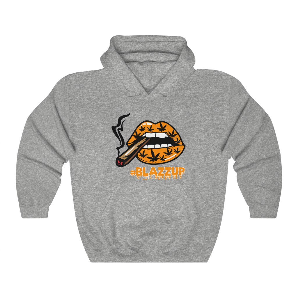 Orange #Blazzup ™ Hooded Sweatshirt