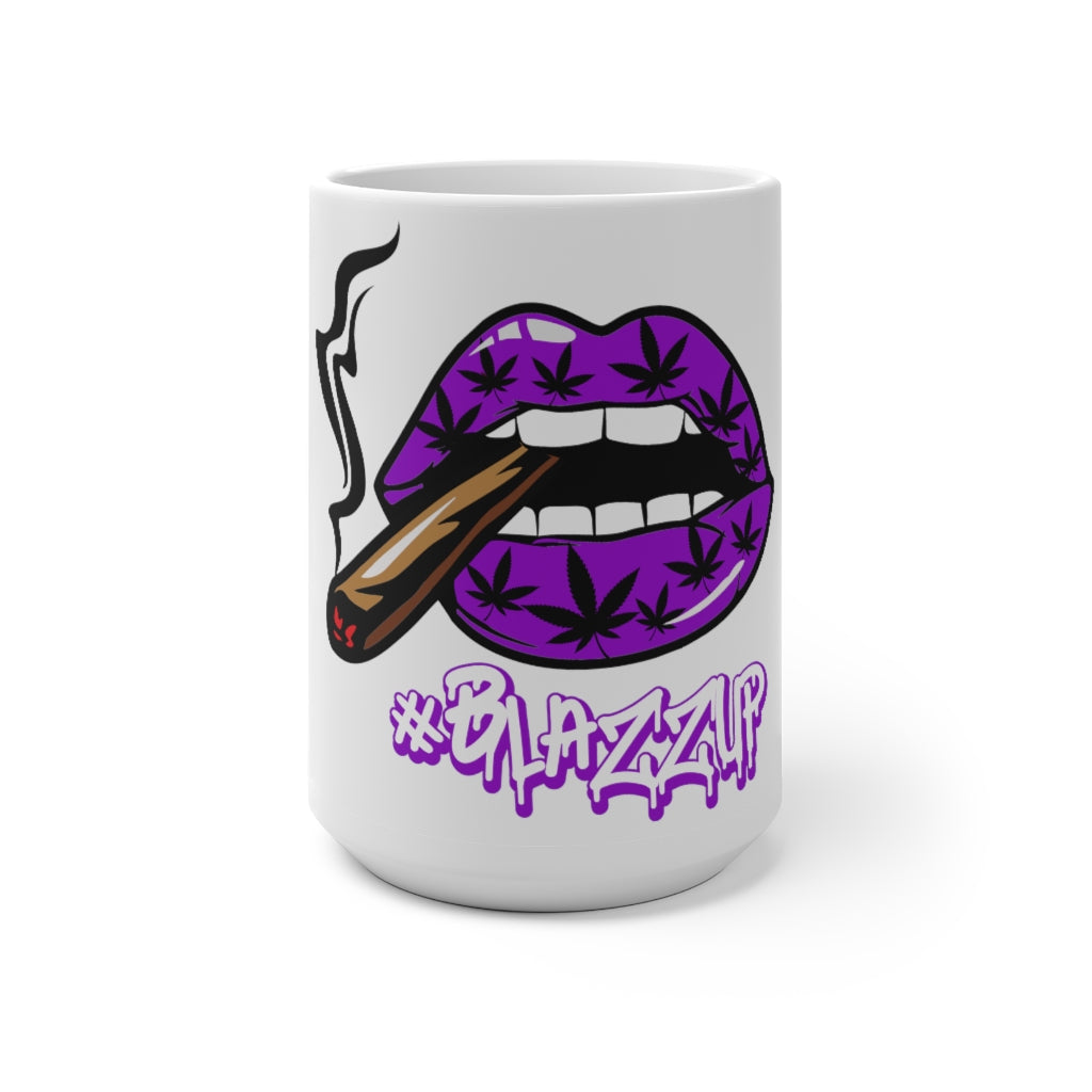 Purple Classy #Blazzup Color Changing Mug